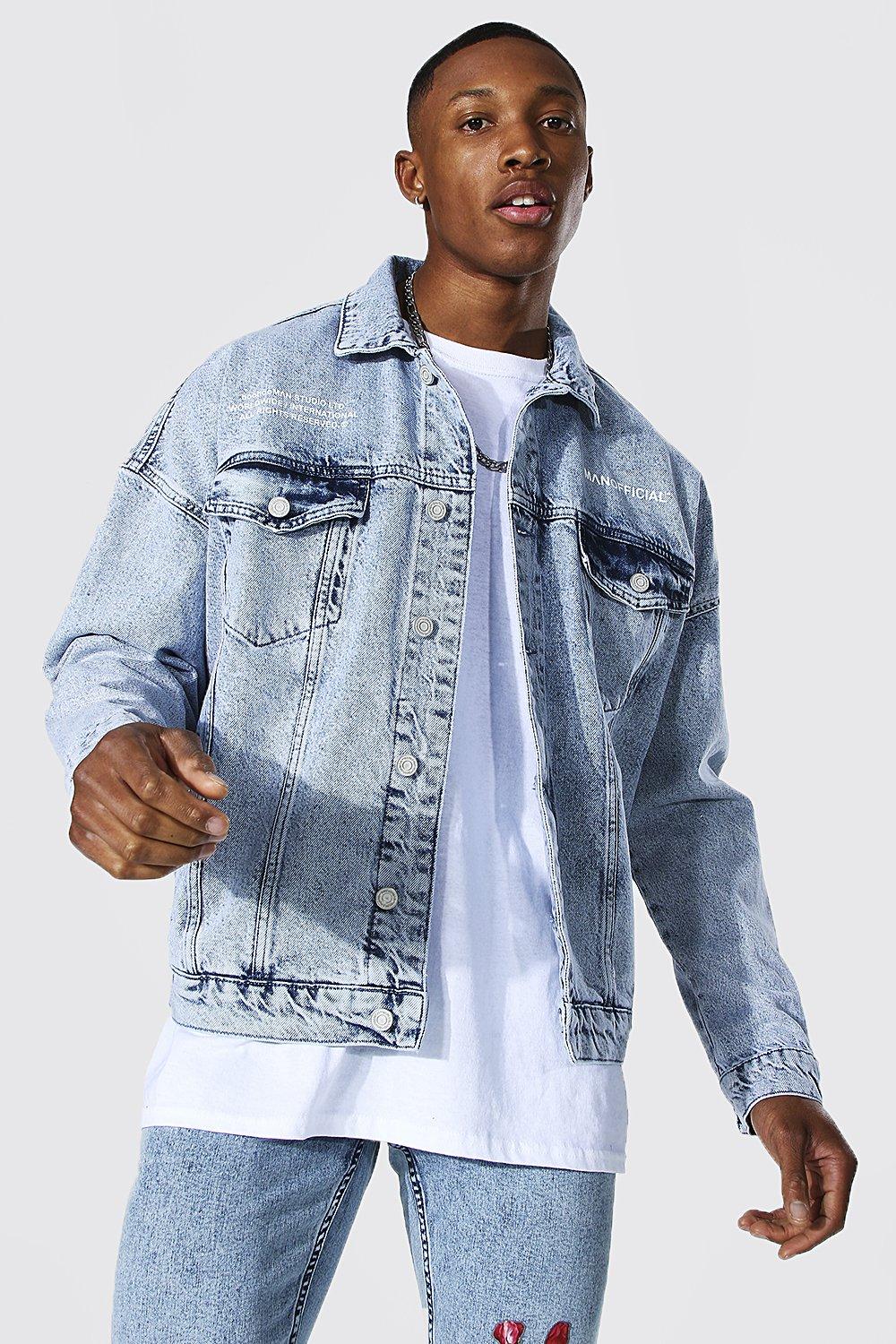 Big oversized denim jacket hotsell